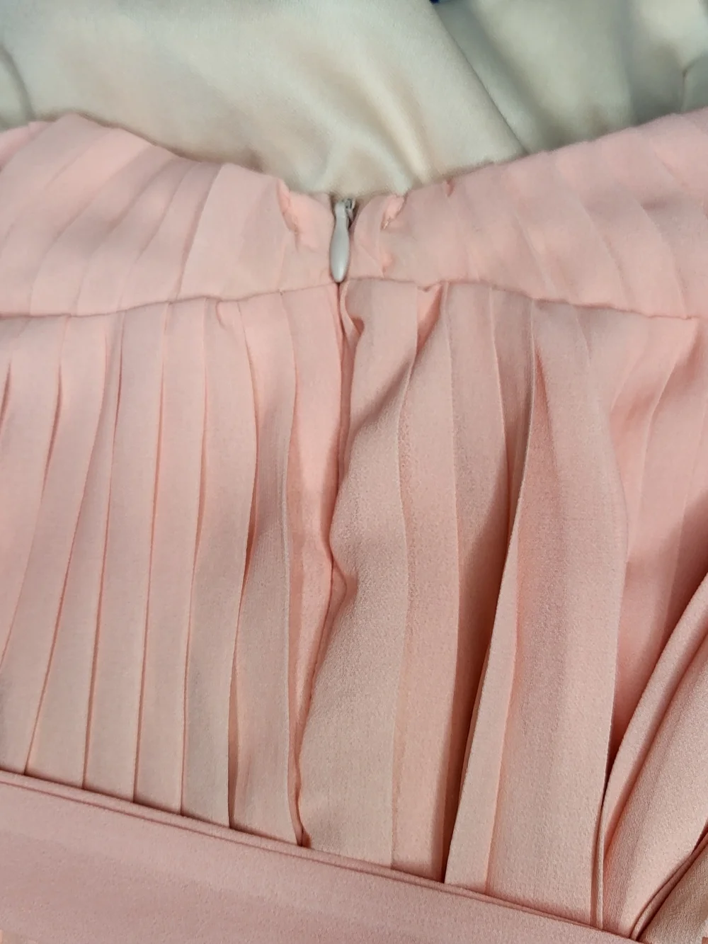 Ombre Pleated Halter Romper - Blue to Peach